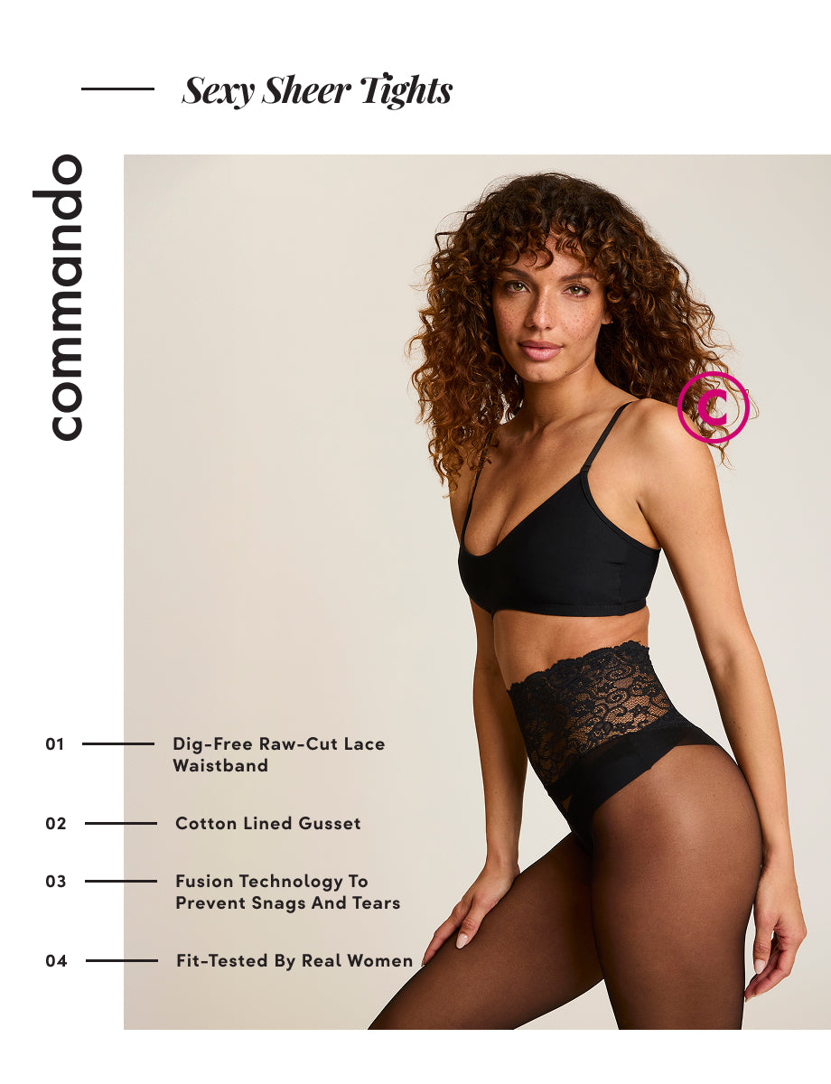Sexy Sheer Tights - Womens Commando