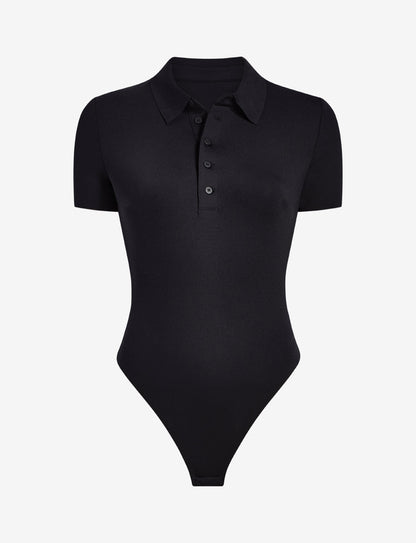 Neoprene Polo Bodysuit - Womens Commando