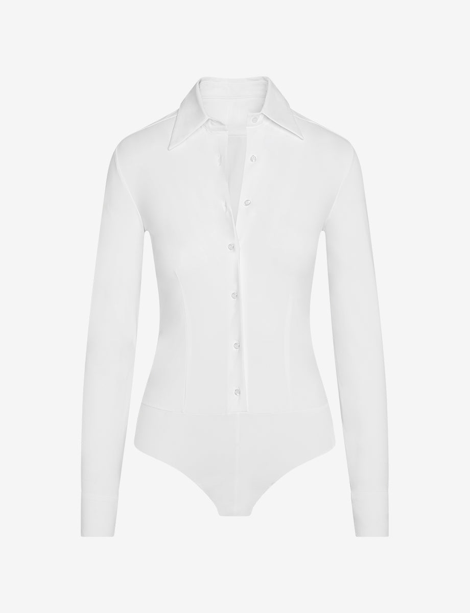 Classic Button Down Bodysuit - Womens Commando