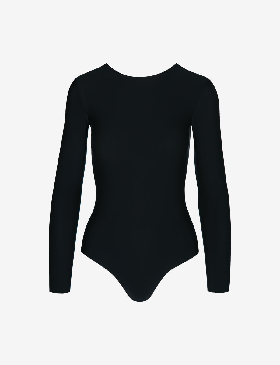 Butter Long Sleeve Crewneck Bodysuit - Womens Commando