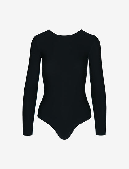 Butter Long Sleeve Crewneck Bodysuit - Womens Commando