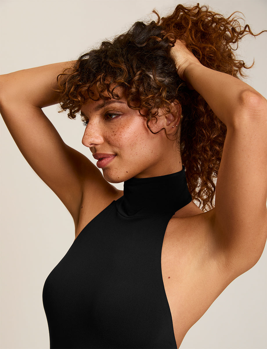 Ballet Turtleneck Halter Bodysuit - Womens Commando