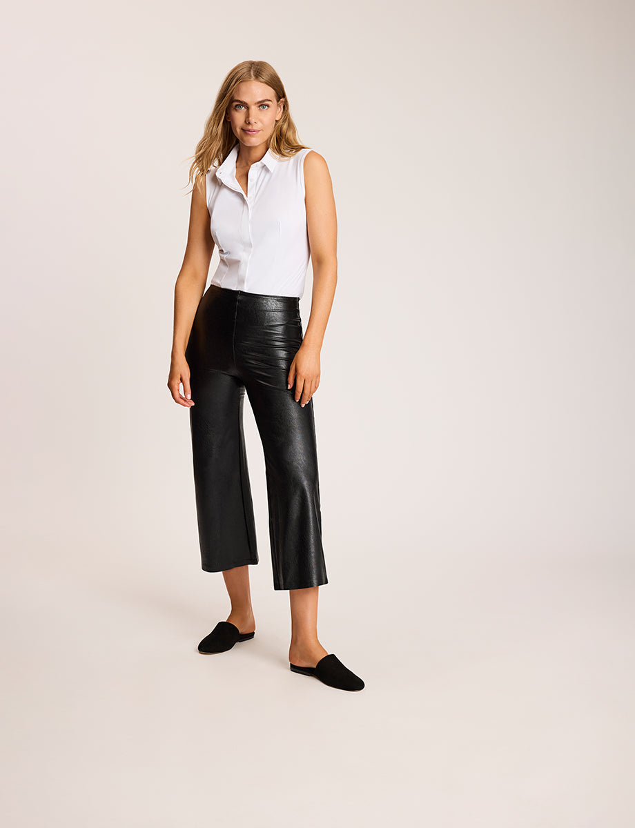 Classic Sleeveless Button Down Bodysuit - Womens Commando