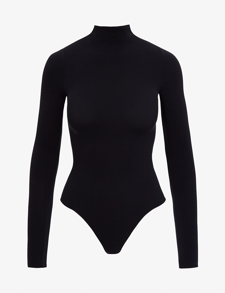 Ballet Long Sleeve Mockneck Bodysuit - Womens Commando