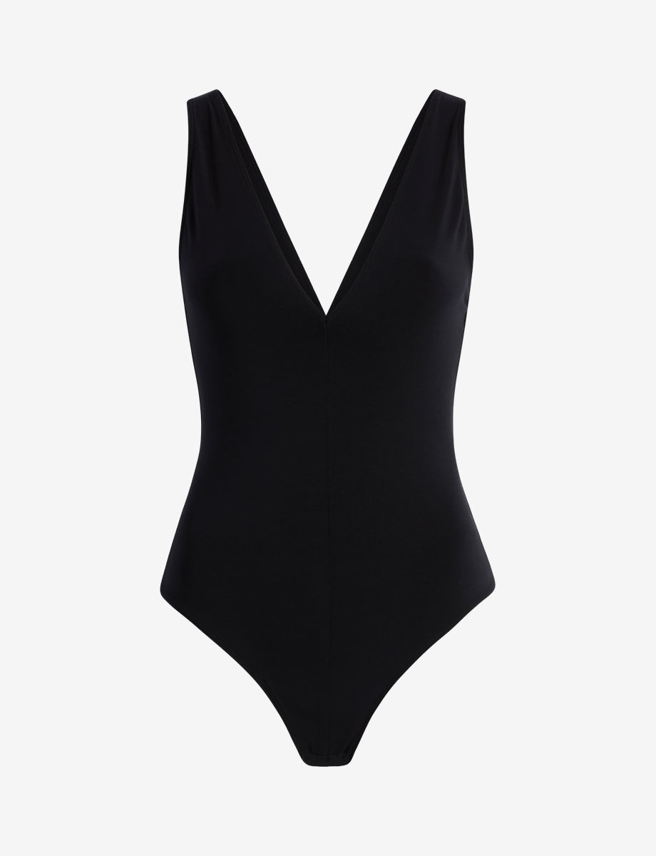 Butter Luxe Deep V Bodysuit - Womens Commando