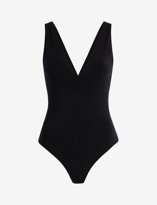 Butter Luxe Deep V Bodysuit - Womens Commando