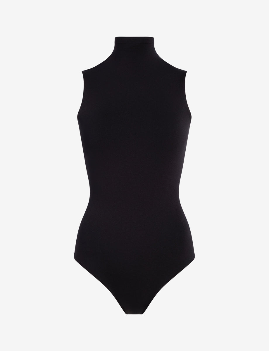 Prima Ballet Sleeveless Mockneck Bodysuit - Womens Commando