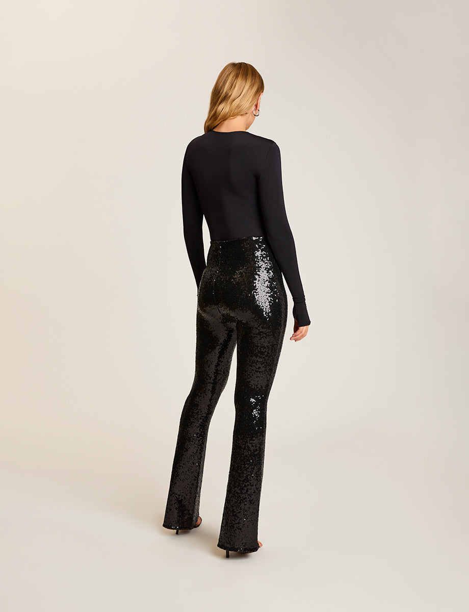 Sequin Flared Legging - Womens Commando