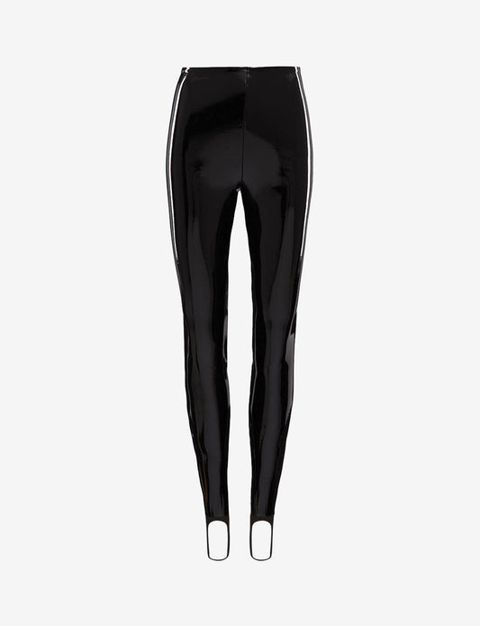 Faux Patent Leather Stirrup Legging - Womens Commando