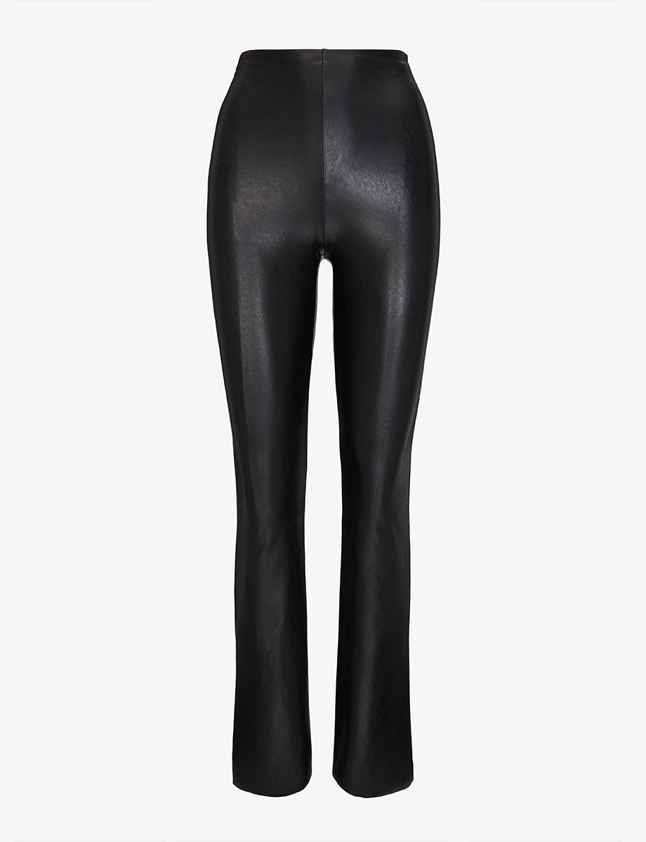 Faux Leather Flared Legging - Womens Commando