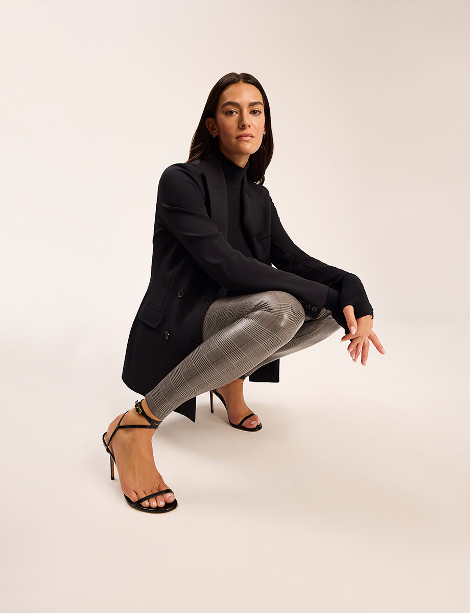 Faux Leather Print Legging - Womens Commando