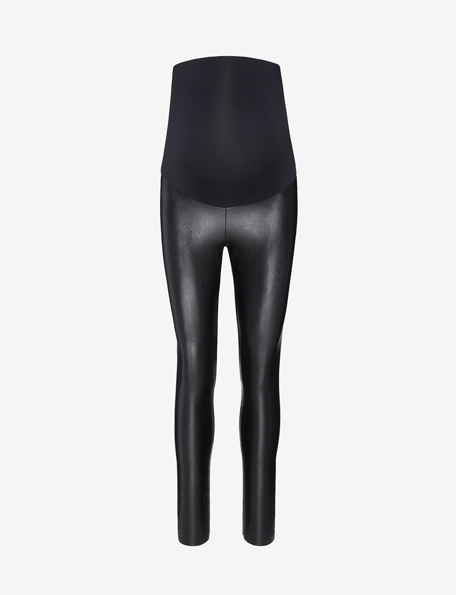 Faux Leather Maternity Legging - Womens Commando