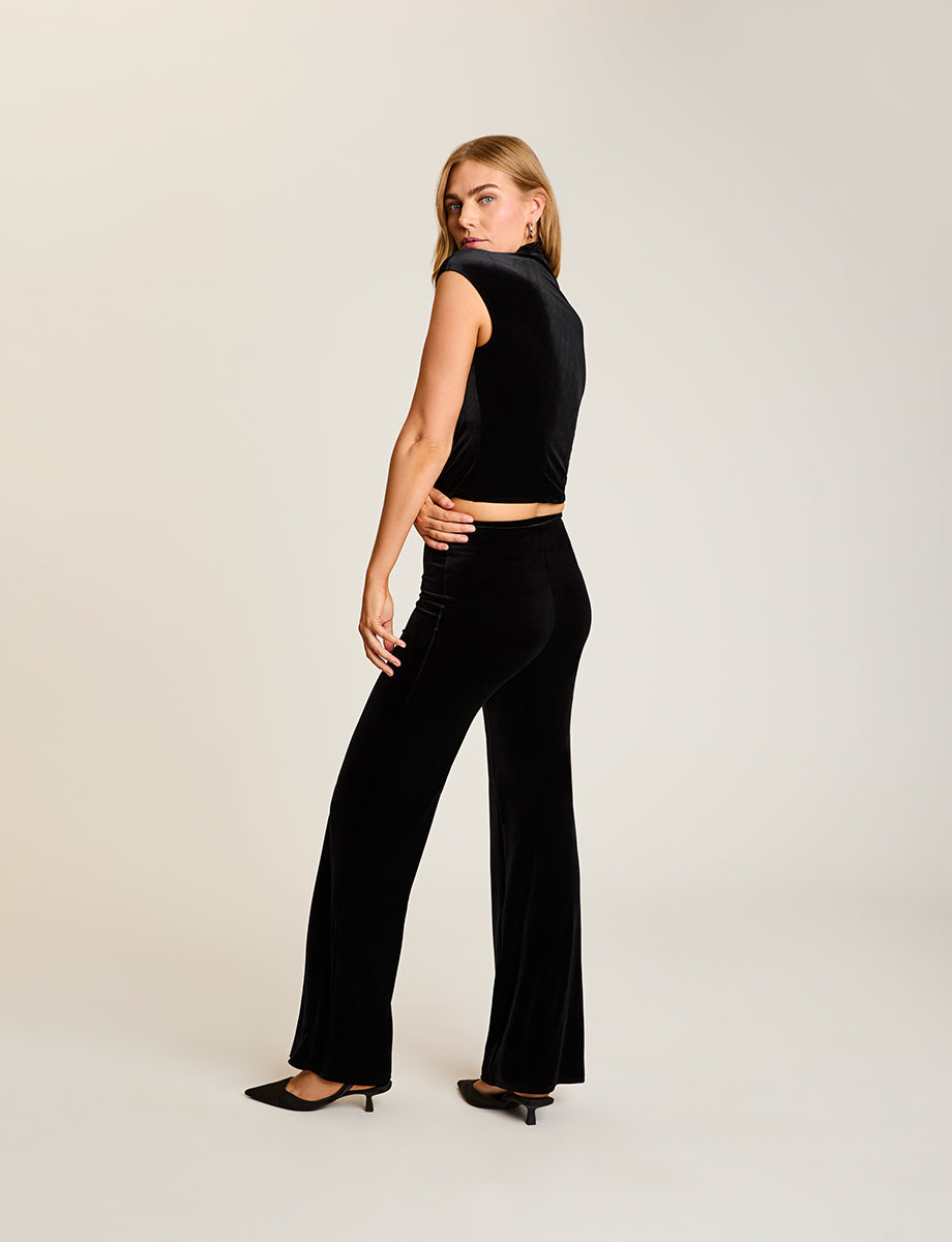 Velvet Wide Leg Pant - Womens Commando