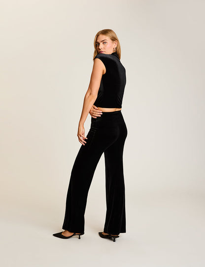 Velvet Wide Leg Pant - Womens Commando