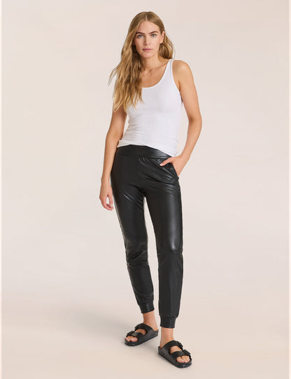 Faux Leather Jogger - Womens Commando