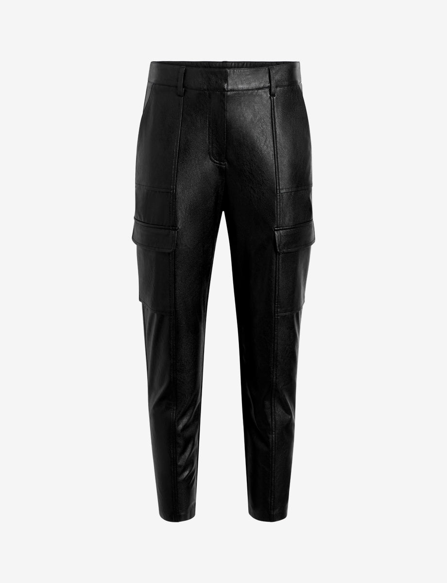 Faux Leather 7/8 Utility Trouser - Womens Commando
