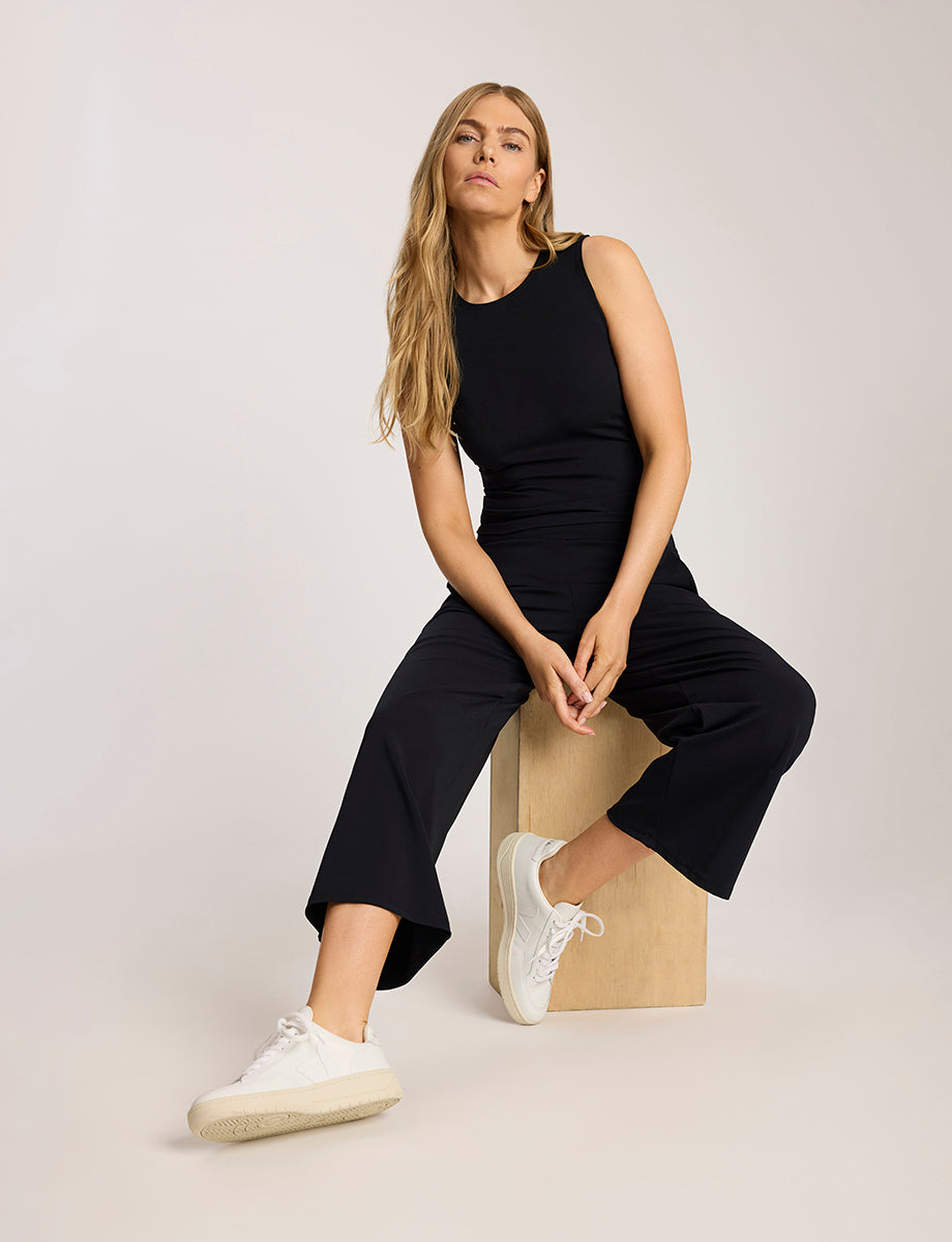Butter Luxe Cropped Travel Trouser - Womens Commando