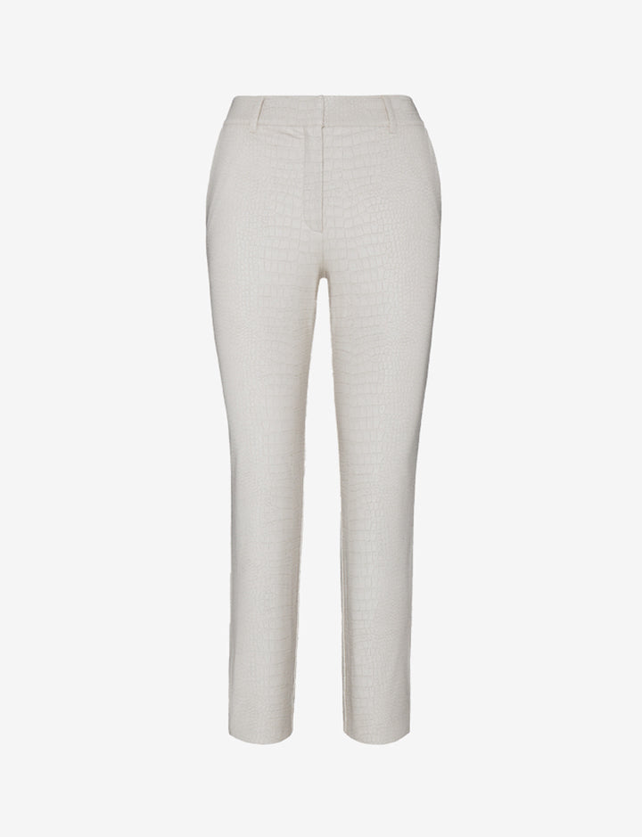 Faux Leather Animal 7/8 Trouser - Womens Commando