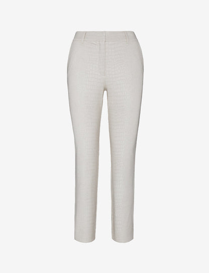 Faux Leather Animal 7/8 Trouser - Womens Commando