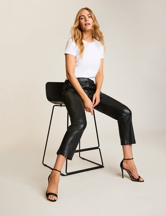 Faux Leather 7/8 Trouser - Womens Commando