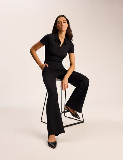 Neoprene CEO Wide Leg Trouser - Womens Commando