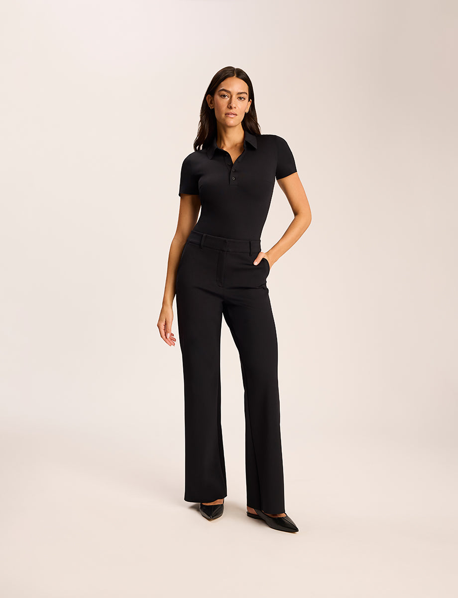 Neoprene CEO Wide Leg Trouser - Womens Commando