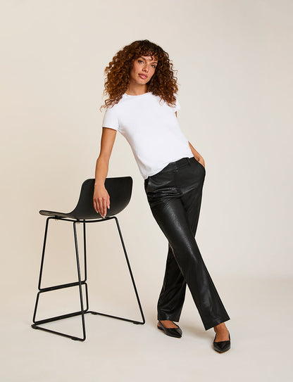 Faux Leather Trouser - Womens Commando