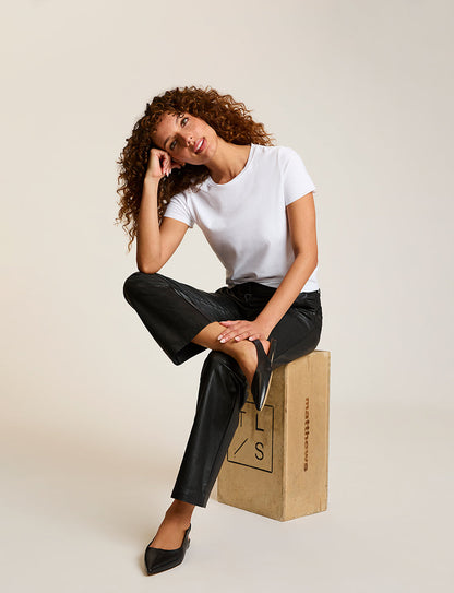 Faux Leather Trouser - Womens Commando
