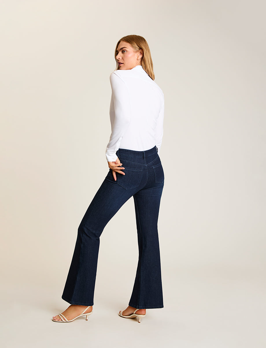 Do It All Denim™ High-Rise Flared Jean - Womens Commando