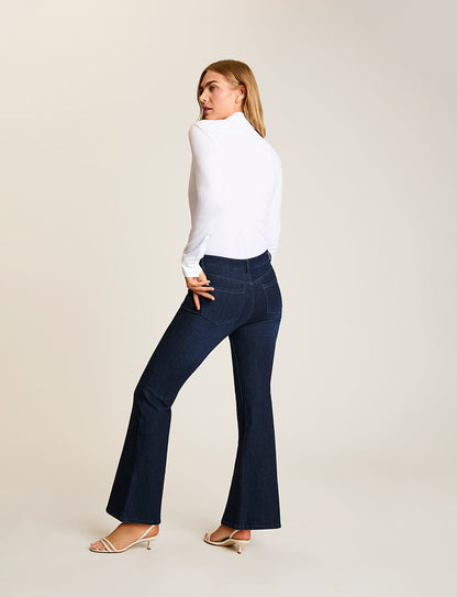 Do It All Denim™ High-Rise Flared Jean - Womens Commando