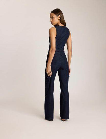 Do It All Denim™ Wide Leg Cargo - Womens Commando