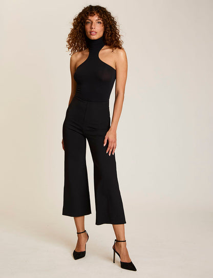 Neoprene Cropped Wide Leg Pant - Womens Commando