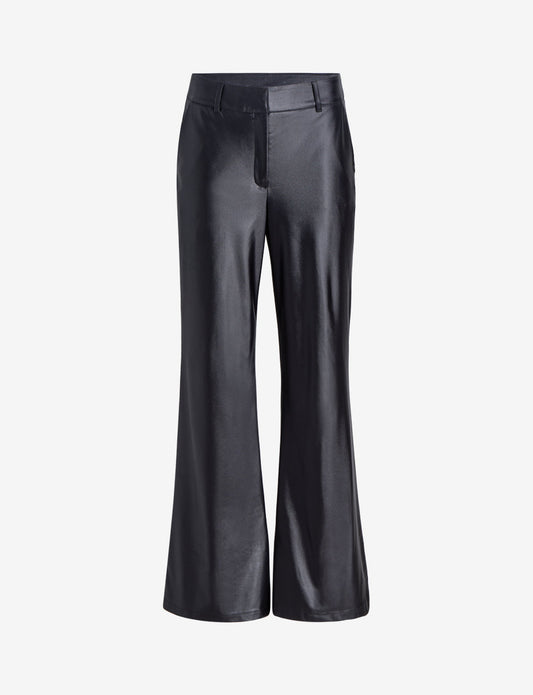 Matte Metallic Wide Leg Trouser - Womens Commando