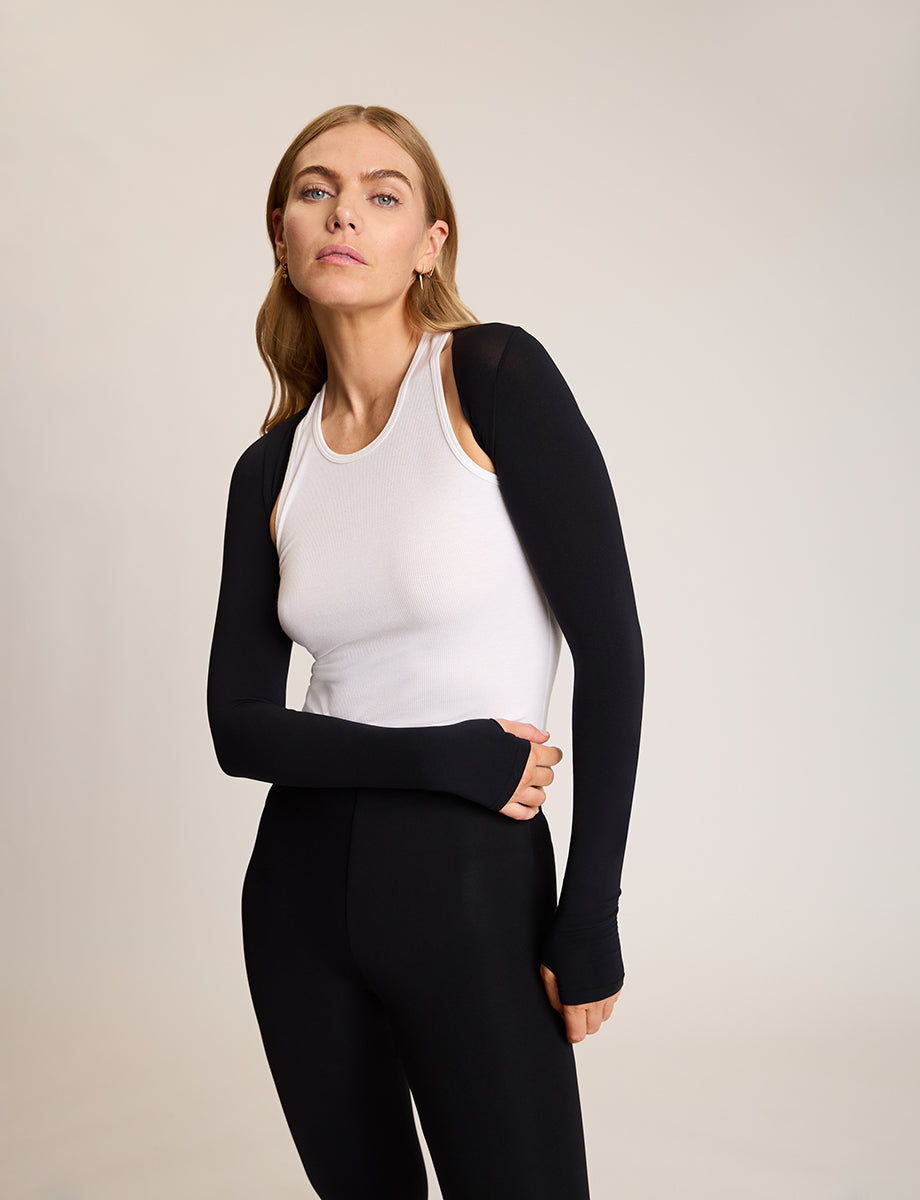 Ballet Body Shrug with Thumbholes - Womens Commando
