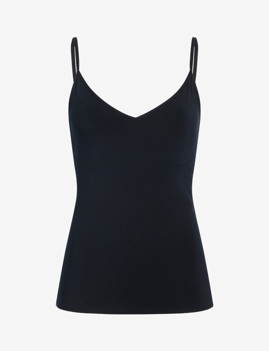 Butter V-Neck Cami with Shelf Bra - Womens Commando