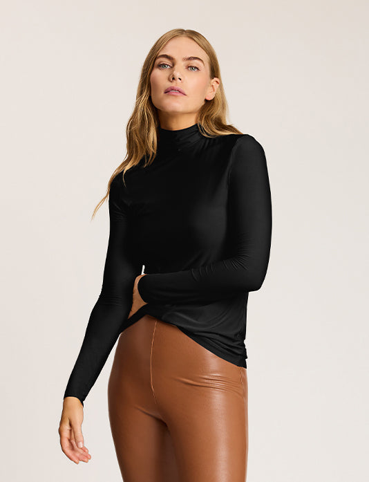 Butter Long Sleeve Turtleneck - Womens Commando