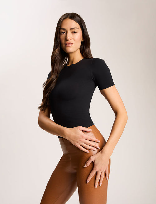 Ballet Body Crewneck Tee - Womens Commando
