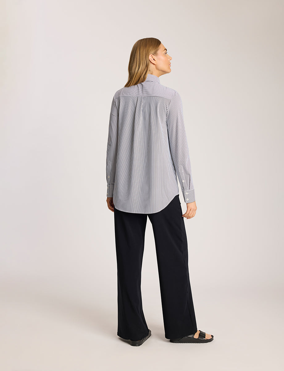 Classic Printed Oversized Button Down Shirt - Womens Commando