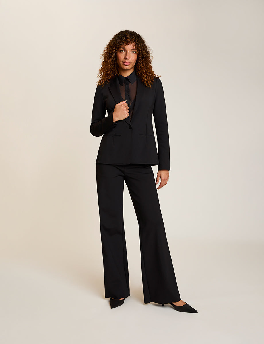 Chic Mesh Button Down Shirt - Womens Commando