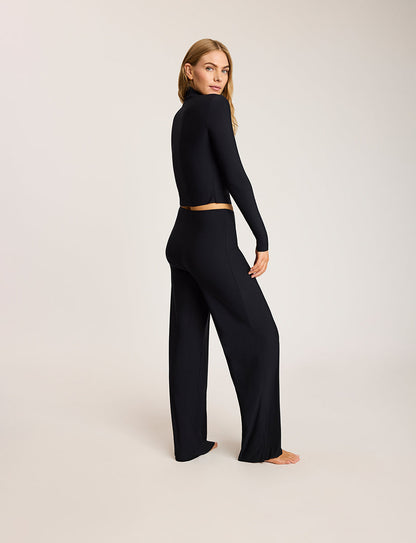 Butter Long Sleeve Cropped Turtleneck - Womens Commando