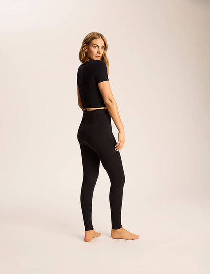Ballet Body Cropped Crewneck Tee - Womens Commando