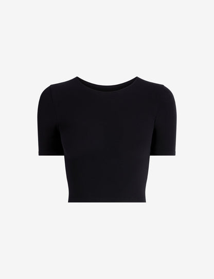 Ballet Body Cropped Crewneck Tee - Womens Commando