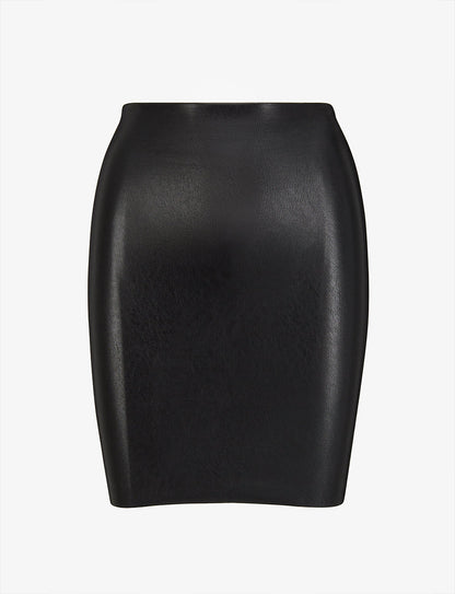 Faux Leather Mini Skirt - Womens Commando