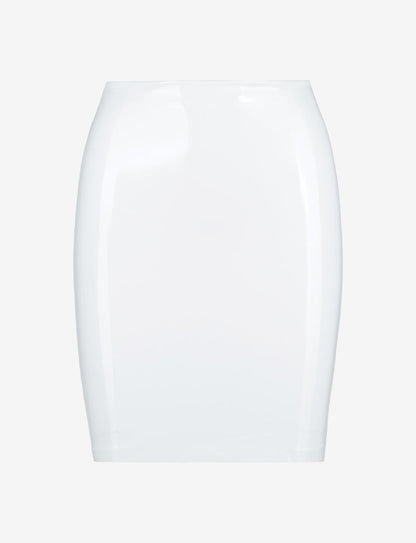 Faux Patent Leather Mini Skirt - Womens Commando