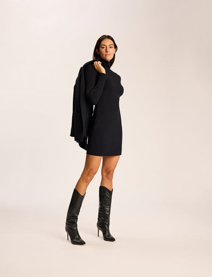 Butter Luxe Long Sleeve Turtleneck Mini Dress - Womens Commando