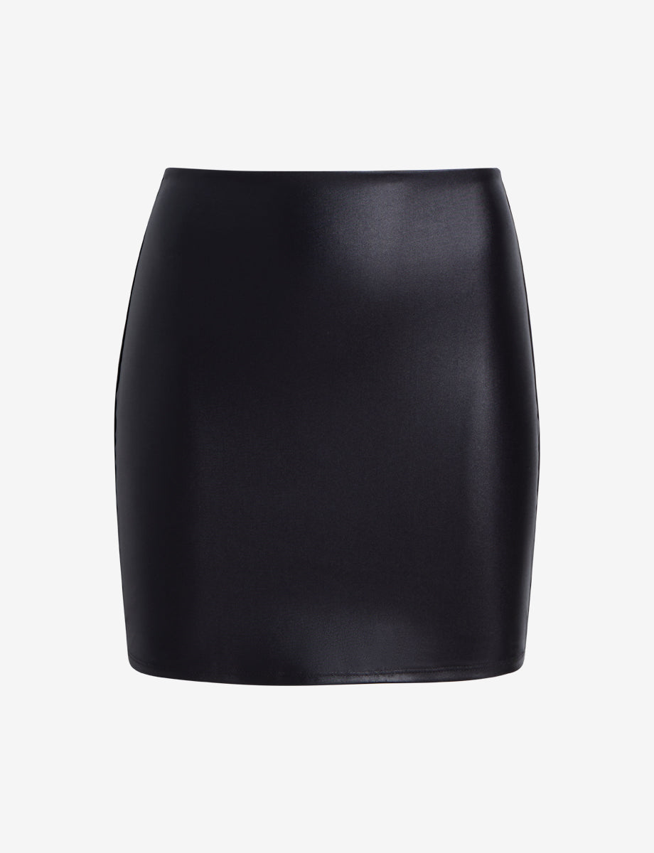 Matte Metallic Micro-Mini Skirt - Womens Commando