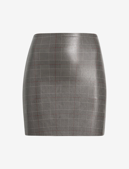 Faux Leather Print Micro-Mini Skirt - Womens Commando