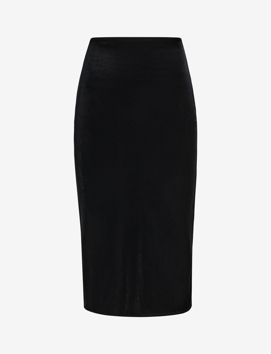 Velvet Midi Skirt - Womens Commando
