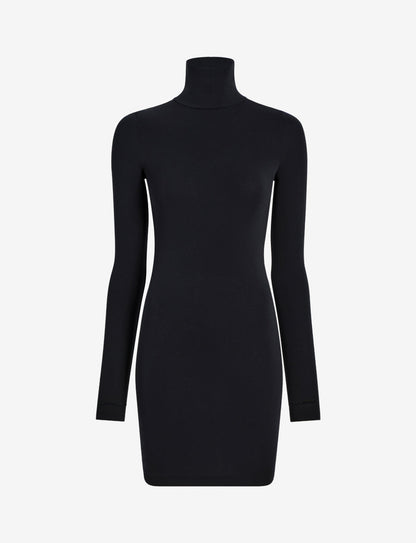 Ballet Body Turtleneck Mini Dress with Thumbholes - Womens Commando