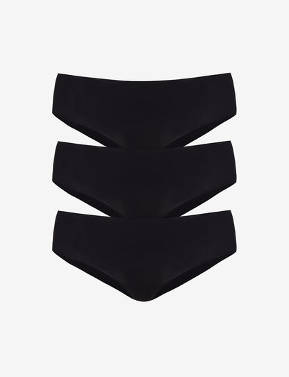 Classic Solid Bikini 3-Pack - Womens Commando